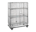 Thumbnail image #1 for Metro Super Erecta Mobile Chrome-Plated Wire Security Cage Dolly Truck, 63-1/8 x 28-1/16 x 68-1/2 Inches