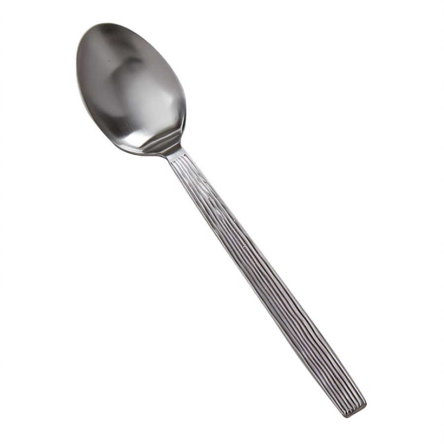 Product image #1 for American Metalcraft 13-1/4-Inch Solid Wavy Aged Stainless Steel Serving Spoon