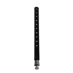Thumbnail image #1 for Quantum P96BK 96"H Stationary Wire Shelving Post with Leveling Legs, Black Epoxy Coated