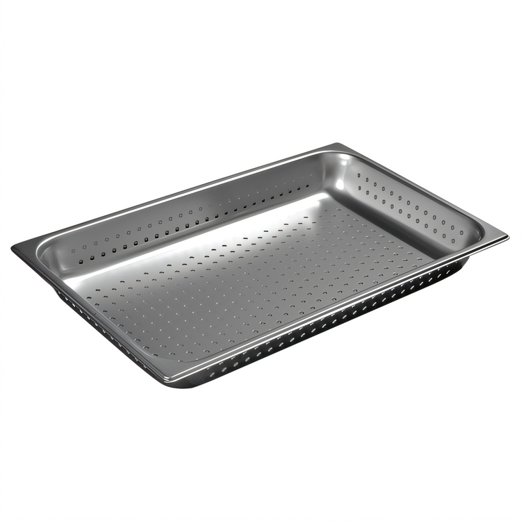 Product image #1 for DuraPan Full-Size Perforated Stainless Steel Steam Table Pan, 2-1/2-Inch Deep, 10.4 Qt