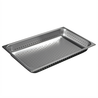 DuraPan Full-Size Perforated Stainless Steel Steam Table Pan, 2-1/2-Inch Deep, 10.4 Qt