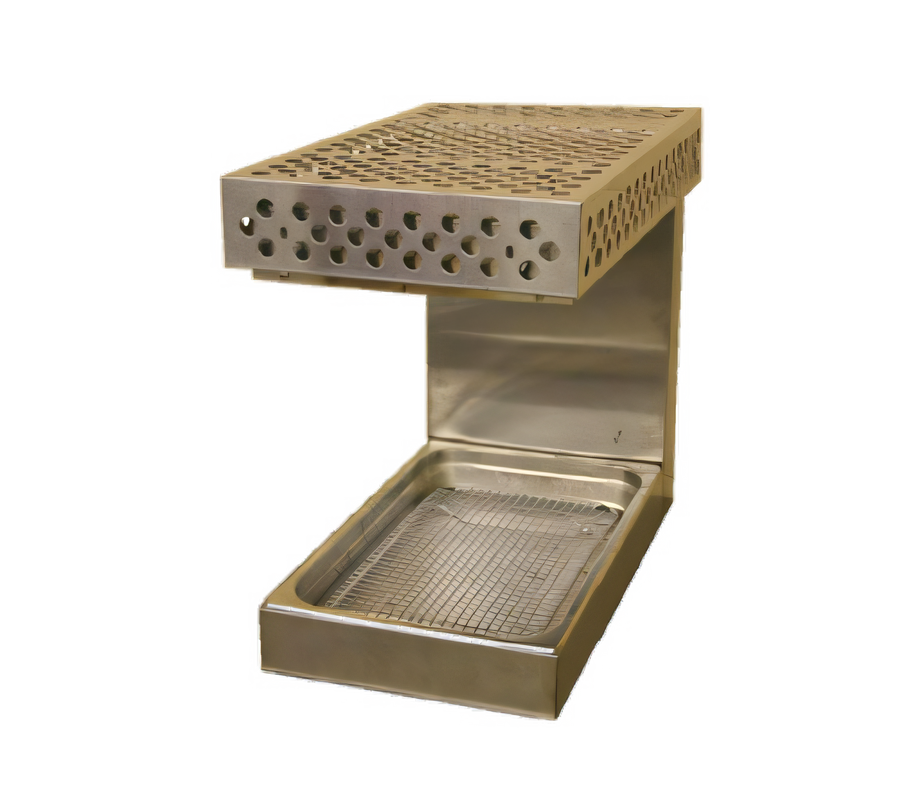 Product image #1 for Countertop Fried Food Warmer / Fry Dump Station with Radiant Heat for Full-Size 12 x 20 Pan