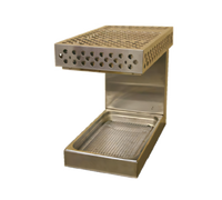 Countertop Fried Food Warmer / Fry Dump Station with Radiant Heat for Full-Size 12 x 20 Pan