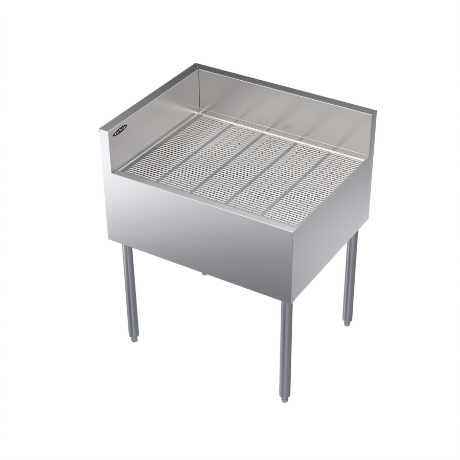 Product image #1 for Krowne Royal Series Freestanding Left-End Return Underbar Corner Drainboard, 30 x 24 Inches