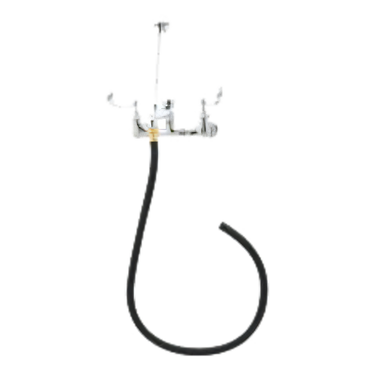 Product image #1 for T&S Brass Splash-Mounted Service Sink Mixing Faucet with 8" Adjustable Centers