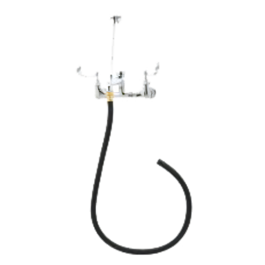 Product image #1 for T&S Brass Splash-Mounted Service Sink Mixing Faucet with 8" Adjustable Centers