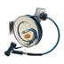 Thumbnail image #1 for T&S Brass Open Stainless Steel Retractable Hose Reel with 35-Foot 1/2-Inch Hose and Rear Trigger Spray Valve
