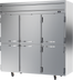 Thumbnail image #1 for Beverage-Air Horizon Series Three-Section Half-Solid Door Reach-In Refrigerator, 71.52 Cu. Ft., Top-Mounted Self-Contained