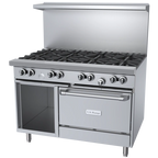 Thumbnail image #1 for Garland US Range U Series Ranges U48-8CS 48-Inch Natural Gas Range with 8 Open Burners, Convection Oven & Storage Base