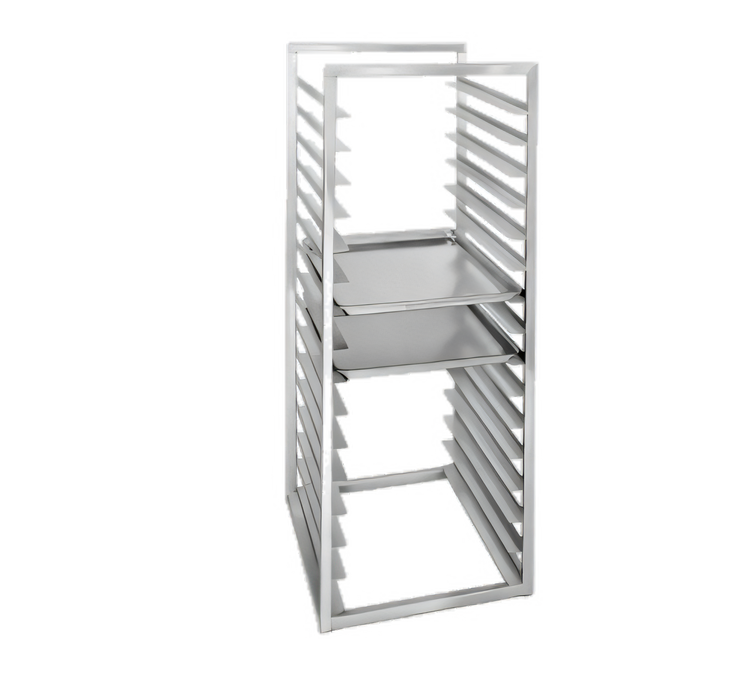 Product image #1 for Channel Manufacturing RIR-16 Aluminum End-Load Bun Pan Rack for Reach-In Refrigerators, 16 Full-Size Pan Capacity
