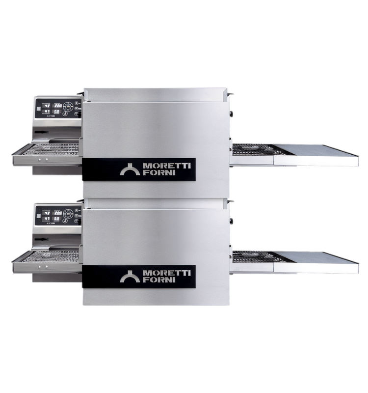 Product image #1 for Moretti Forni T64E2 Double-Deck Electric Ventless Conveyor Pizza Oven