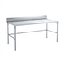 Thumbnail image #1 for Sapphire SMTEOB-2472G 72-Inch x 24-Inch Stainless Steel Work Table with 5-Inch Backsplash and Open Galvanized Base