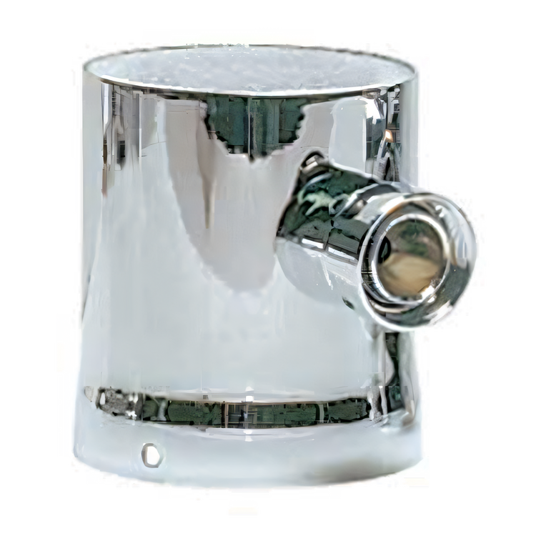 Product image #1 for Micro Matic 3-Inch Column Beer Tower Adapter with Single Shank Assembly, Chrome Finish