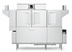 Thumbnail image #1 for Hobart Single-Tank Conveyor Dishwasher, 245 Racks/Hour, High/Low Temp Convertible