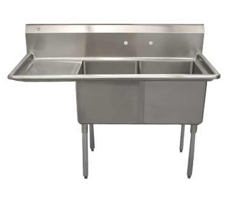 Product image #1 for Serv-Ware D2CWP1620L-18 Compartment Sinks