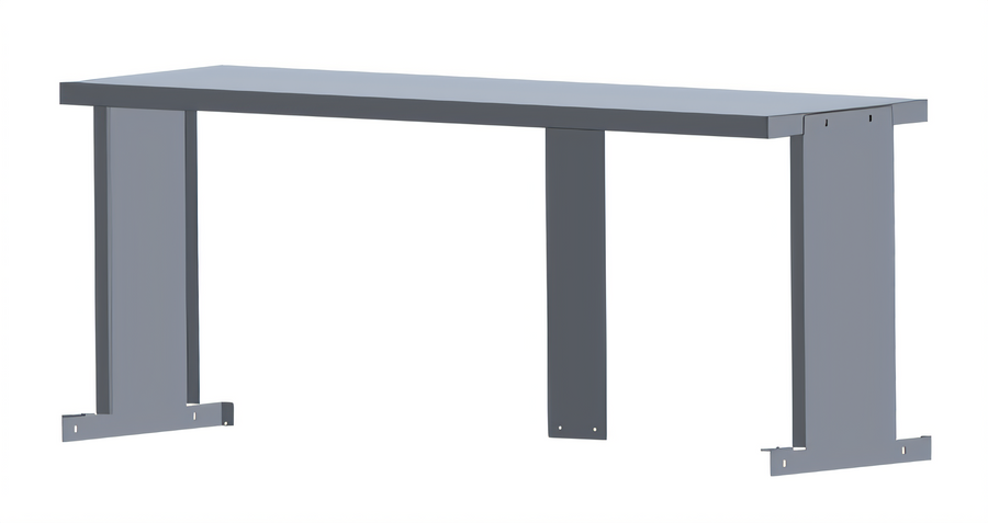Product image #1 for Turbo Air Single Stainless Steel Overshelf for PWR-60 and TWR-60SD Work Tables