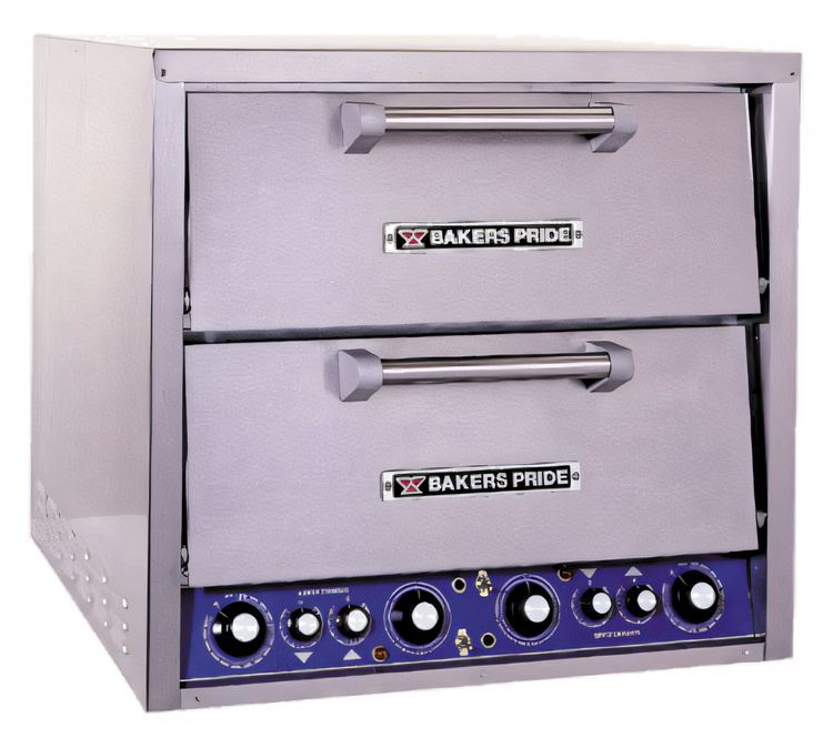 Product image #1 for Bakers Pride HearthBake Series Countertop Electric Two-Compartment Brick-Lined Pizza/Bake Oven