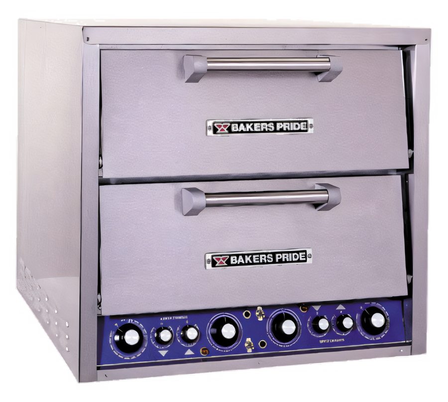 Product image #1 for Bakers Pride HearthBake Series Countertop Electric Two-Compartment Brick-Lined Pizza/Bake Oven