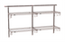 Thumbnail image #1 for Metro SmartWall Double-Wide Two-Tier Wall-Mounted Shelving Starter Kit