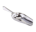 Thumbnail image #1 for 4 oz Stainless Steel Round-Bottom Bar Ice Scoop, 9-1/2 Inch Long