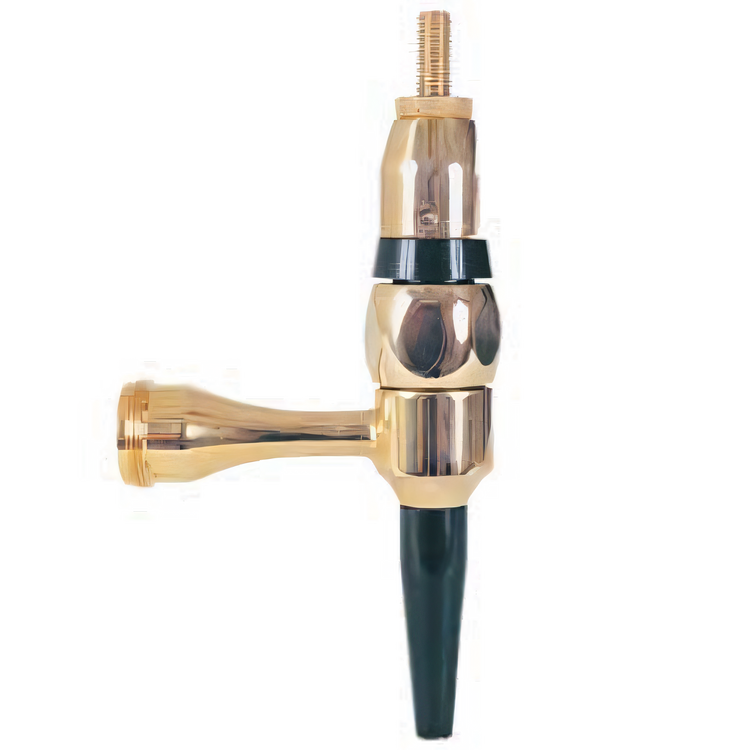 Product image #1 for Micro Matic Stout & Ale Draft Beer Faucet with Brass Finish Plating and Stainless Steel Body