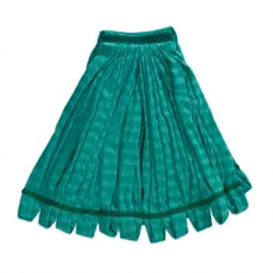 Product image #1 for Rubbermaid Commercial Web Foot Medium Continuous Filament Microfiber Tube Mop Head, Green