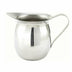 Thumbnail image #1 for Winco BCS-8 Stainless Steel 8 oz Tapered Spout Bell Creamer with Handle