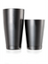 Thumbnail image #1 for Barfly Diamond Lattice Cocktail Shaker Set, 28 oz and 18 oz Stainless Steel Tins, Black