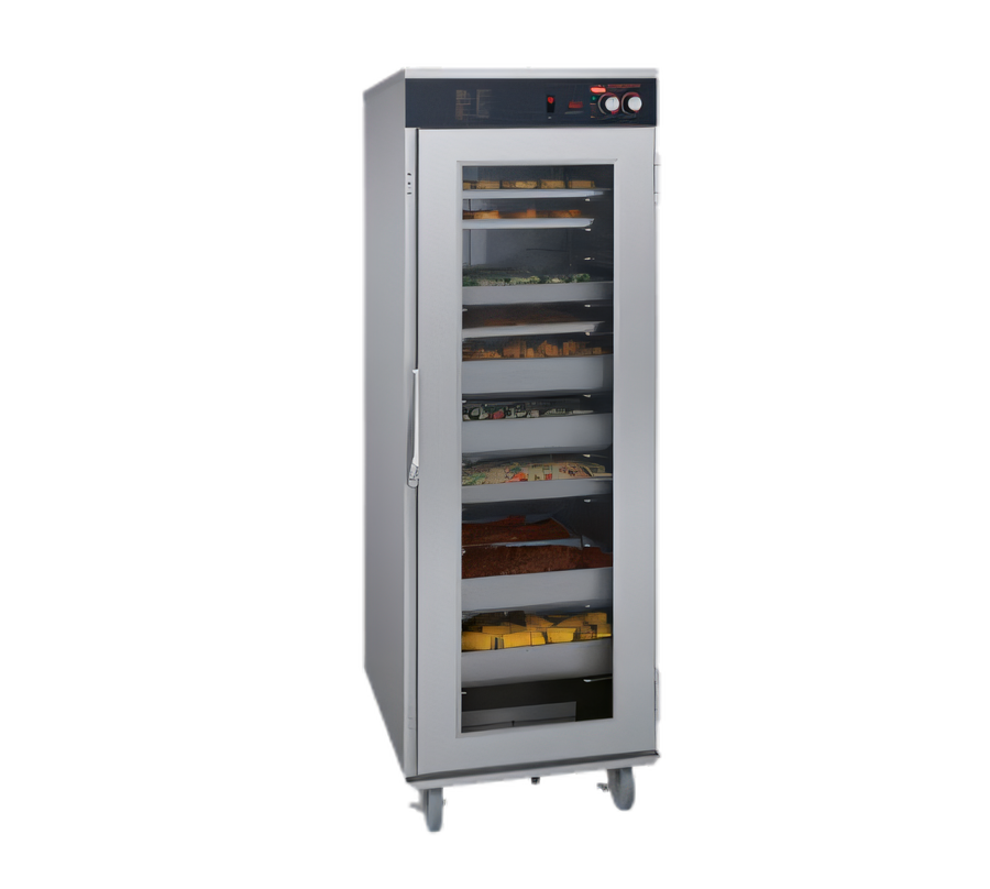 Product image #1 for Hatco Flav-R-Savor Tall Stainless Steel Humidified Holding Cabinet, Single Opening with 2 Dutch Doors, 17-Sheet Pan Capacity, 120V