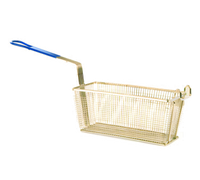 Crestware DFB12 Heavy-Duty Nickel-Plated Floor Fryer Basket, 12-1/8 x 6-5/16 x 5-5/16 Inches