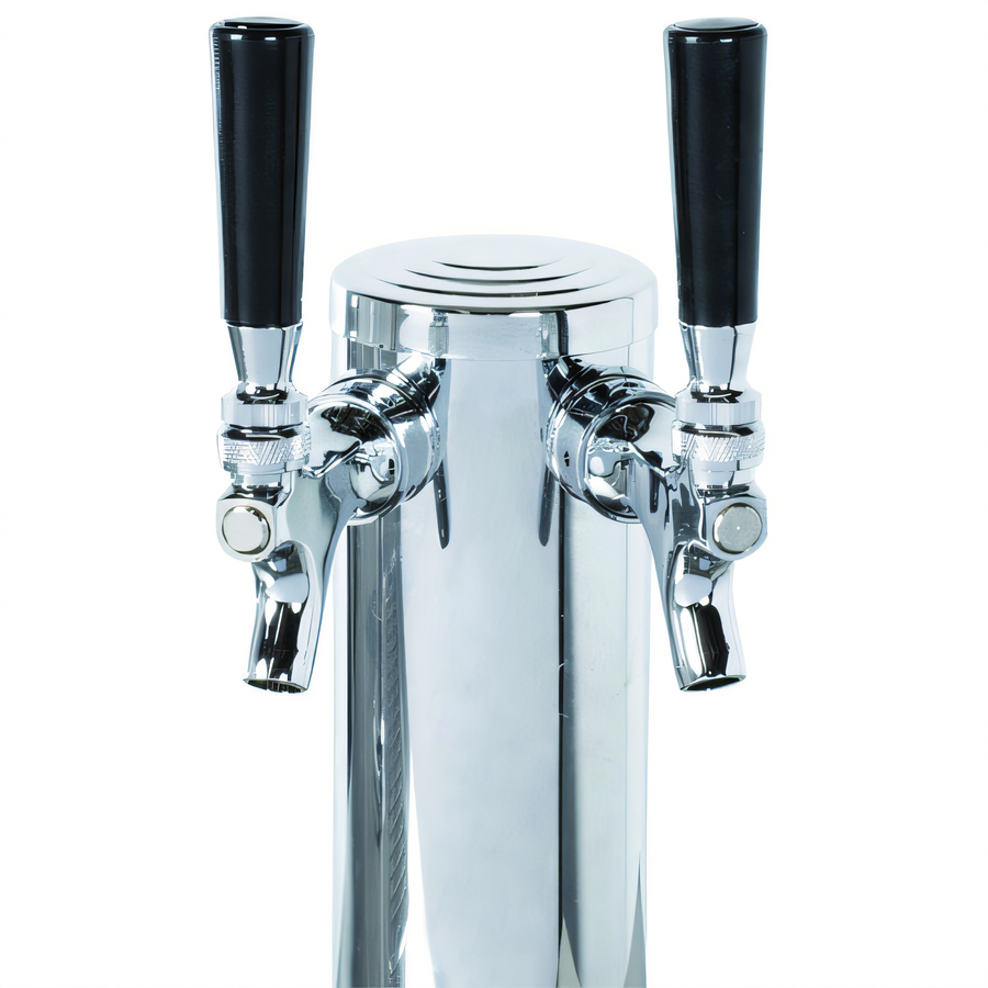 Product image #1 for Omcan USA 2-Faucet Stainless Steel Countertop Draft Beer Tower