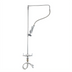 Thumbnail image #1 for T&S Brass B-0112 Single-Hole Deck Mount Pre-Rinse Mixing Faucet with 18-Inch Swivel Arm and 1.15 GPM Spray Valve