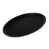 Thumbnail image #1 for Carlisle Griptite 2 Oval Non-Skid Serving Tray, 27 x 22 Inches, Fiberglass, Black