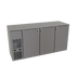 Thumbnail image #1 for Glastender C2FB72 Two-Zone Front-Serviced Bar Profile Back Bar Cooler with Stainless Steel Top, 72 Inch, 3-Section