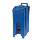 Thumbnail image #1 for Cambro Camtainer® 500LCD186 4.75-Gallon Insulated Plastic Beverage Carrier, Navy Blue