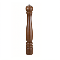 18-Inch Tabletop Rubberwood Pepper Mill with Zinc Alloy Grinder