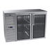 Thumbnail image #1 for Krowne NS52 52-Inch Two-Section Narrow Door Back Bar Storage Cabinet with Side-Mounted Self-Contained Refrigeration