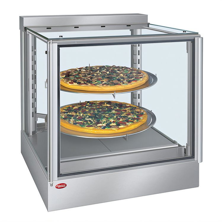 Product image #1 for Hatco IHDCH-28 Intelligent Humidified Countertop Hot Food Display Cabinet, Full-Service, Single French Door