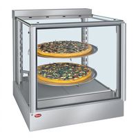 Hatco IHDCH-28 Intelligent Humidified Countertop Hot Food Display Cabinet, Full-Service, Single French Door