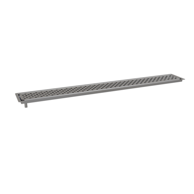 Product image #1 for Glastender 36-Inch Drop-In Stainless Steel Drink Rail with Removable Perforated Inserts