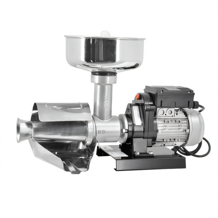 Product image #1 for Trento Electric Tomato Squeezer with Cast Iron Body and Stainless Steel Filter Cone