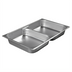 Thumbnail image #1 for Carlisle DuraPan™ Full-Size Divided Hotel Pan, 2-1/2 Inch Deep, 8 Qt
