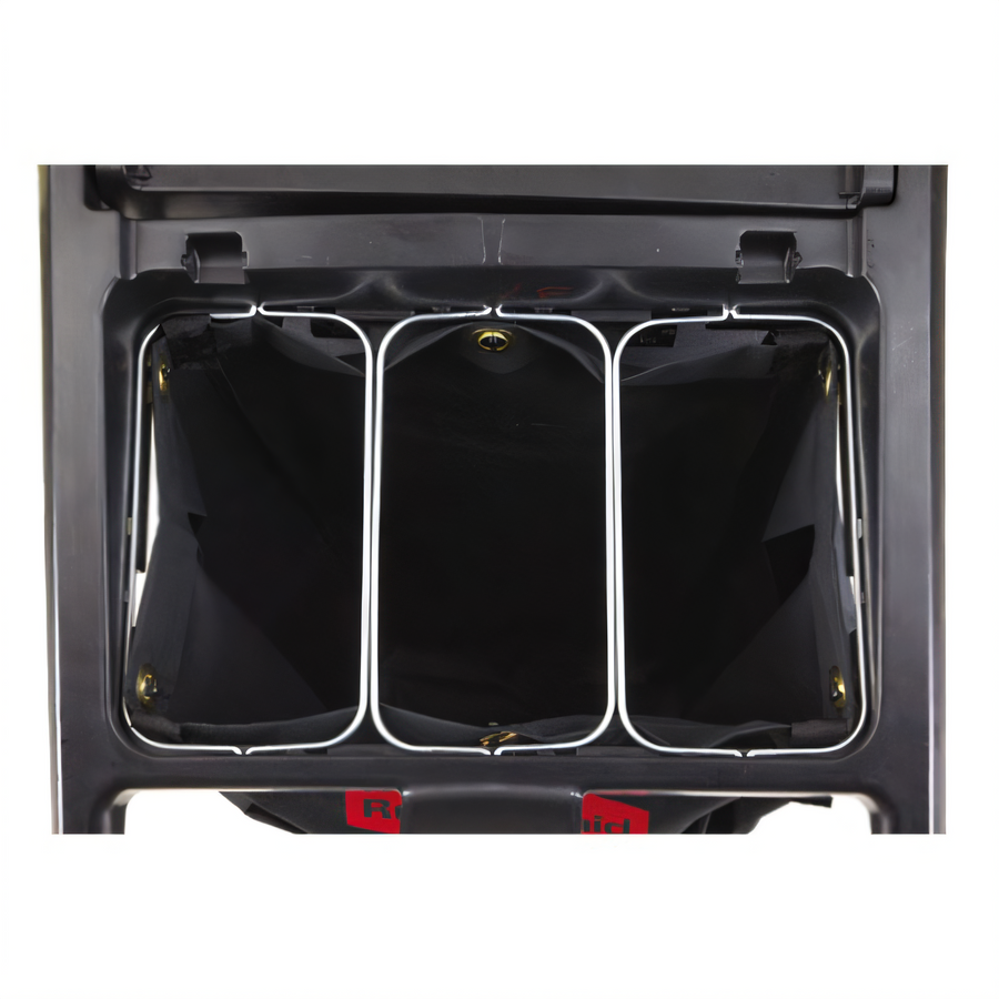 Product image #1 for Rubbermaid Commercial Triple Trolley Triple Waste Wire Bag Holders, Bag Only