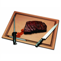 San Jamar Tuff-Cut Grooved High-Heat Resin Cutting Board, 18 x 24 x 1/2 Inch