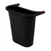 Thumbnail image #1 for Rubbermaid Commercial Open-Top Side Bin Recycling Container, 13-5/8 Quart, Black
