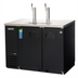 Thumbnail image #1 for Everest Refrigeration EBDS2-24 Two-Section Direct Draw Keg Refrigerator with Dual 3-Inch Draft Towers, 13 Cu. Ft., 49-Inch Wide, Black