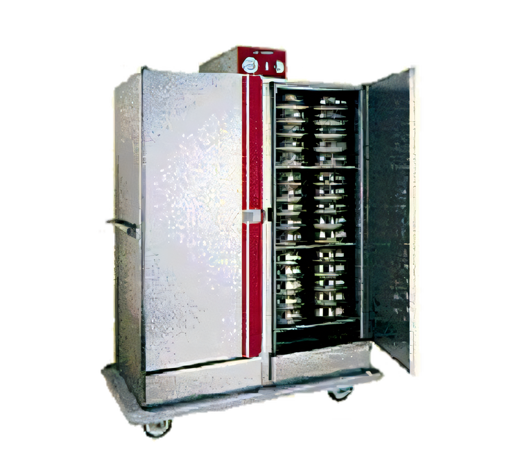Product image #1 for EquaHeat BB1600 Mobile Double-Door Banquet Holding Cabinet, 150 Covered Plate Capacity, 120V Electric
