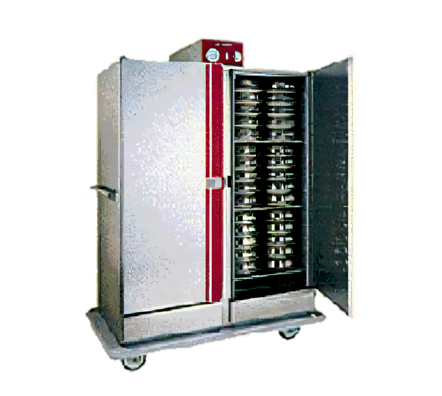 Product image #1 for EquaHeat BB1600 Mobile Double-Door Banquet Holding Cabinet, 150 Covered Plate Capacity, 120V Electric