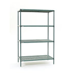 Thumbnail image #1 for Metro Super Erecta Pro EZPR2436NK3-4 4-Shelf Stationary Polymer Shelving Unit, 36 x 24 x 74-5/8 Inches, Green