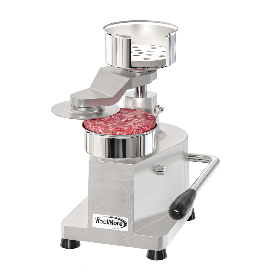 Product image #1 for KoolMore Heavy-Duty Countertop Manual 4-Inch Stainless Steel Hamburger Patty Molding Press